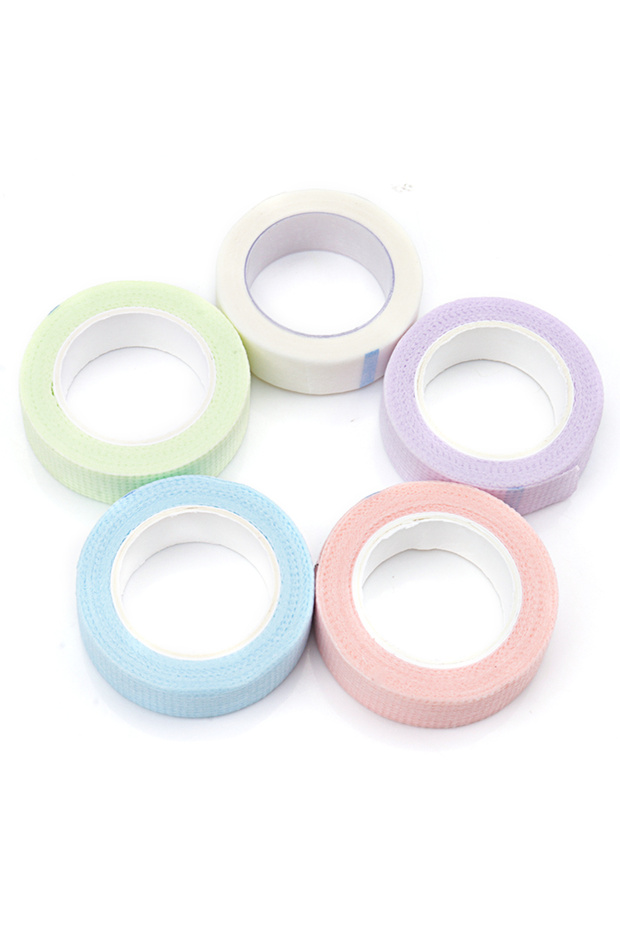 Mix 10 Rolls Eyelash Tape For Lash Extension Breathable Non-woven Tape Under Eye Pads Adhesive Eye S
