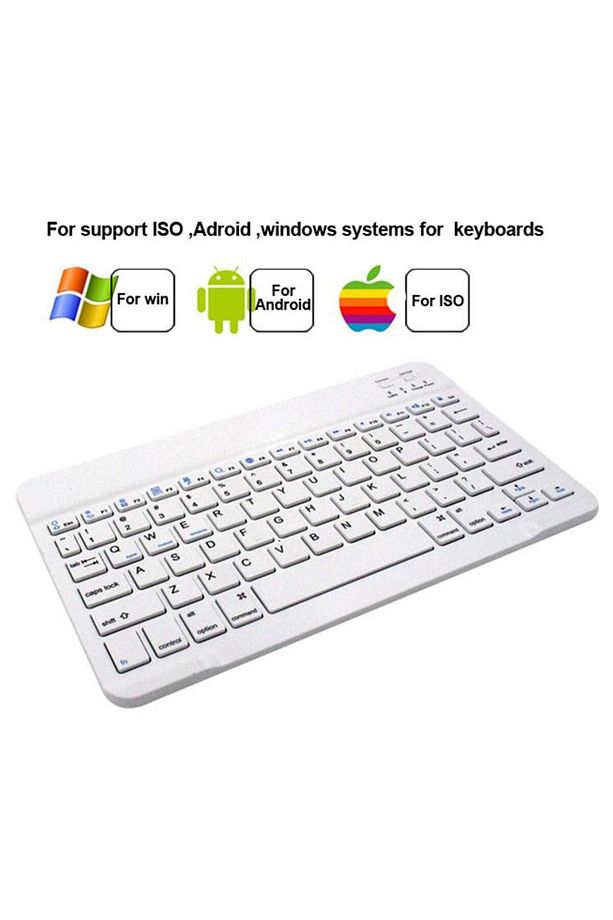 Bl30 Bluetooth 10 Inç Ios Windows Android Uyumlu Kablosuz Klavye - Türkçe - Şarjlı - Sessiz - 2