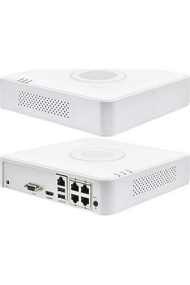 Ds-7104nı-q1/4p 4 Kanal 1 Sata H.265 Poe Nvr Kayıt Cihazı - 1