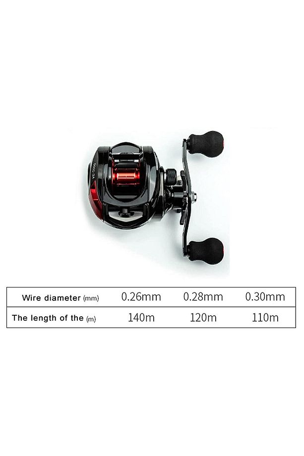 Ae2000 Baitcasting Sol El Çıkrık 7:2:1 Olta Makinesi Motoru - 6