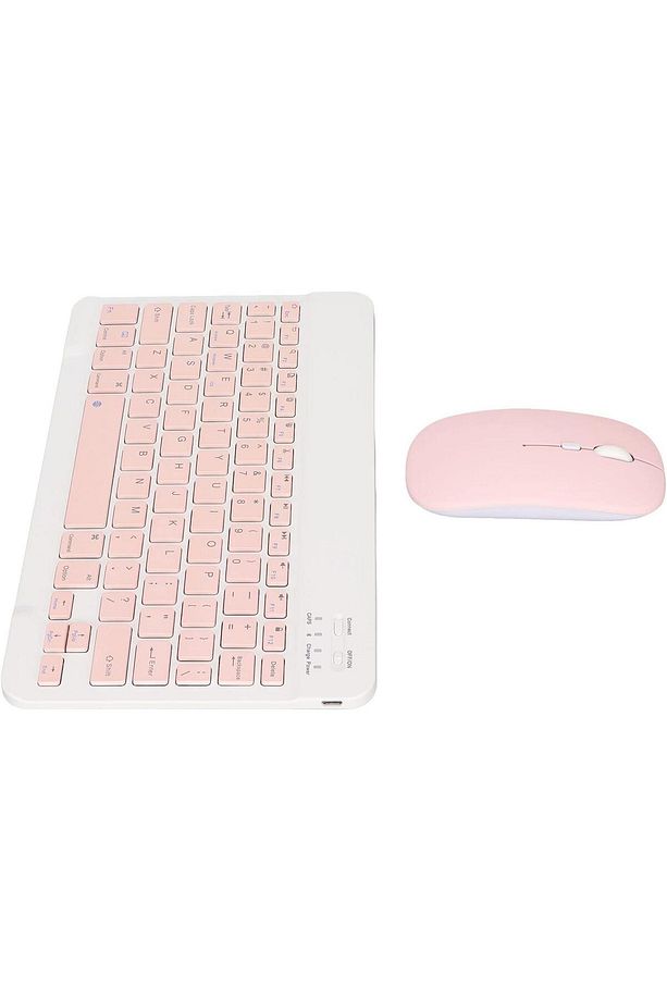 Bl30 Bluetooth Ios Ipad Android Windows Uyumlu Klavye Mouse Seti - Sessiz - Şarjlı - Combo - 8