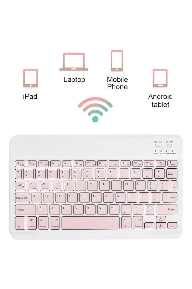 Bl30 Bluetooth 10 Inç Ios Windows Android Uyumlu Kablosuz Klavye - Türkçe - Şarjlı-sessiz M - 7