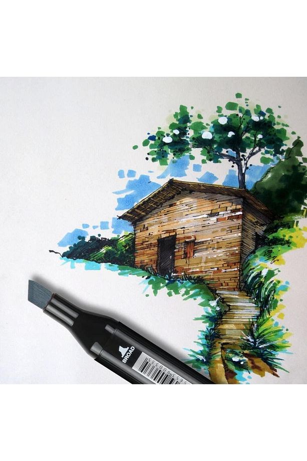 Touch Marker Art 100 Adet Kalem Seti - 7