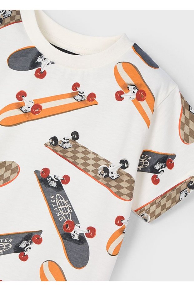 Men's T-Shirt-Printed Short Sleeve