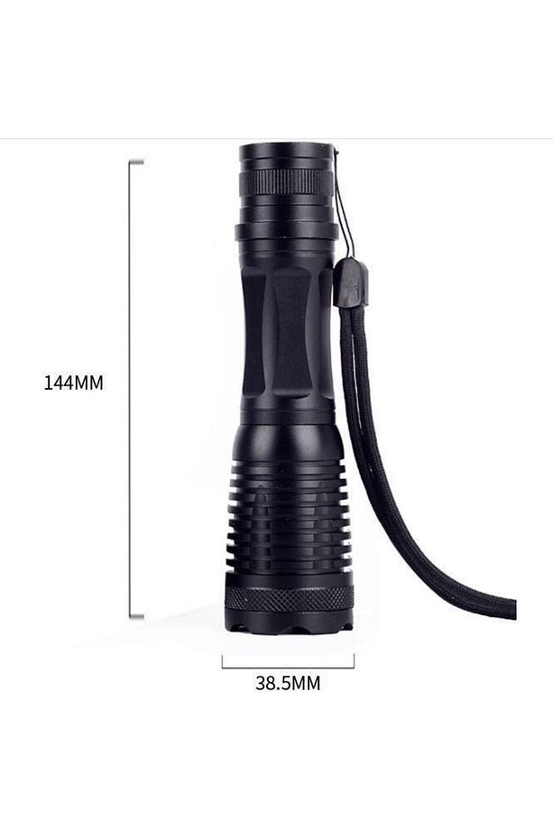 Çift Işık Dual Uv Mor Işık Ve Xml-t6 2000 Lümens El Feneri - 7