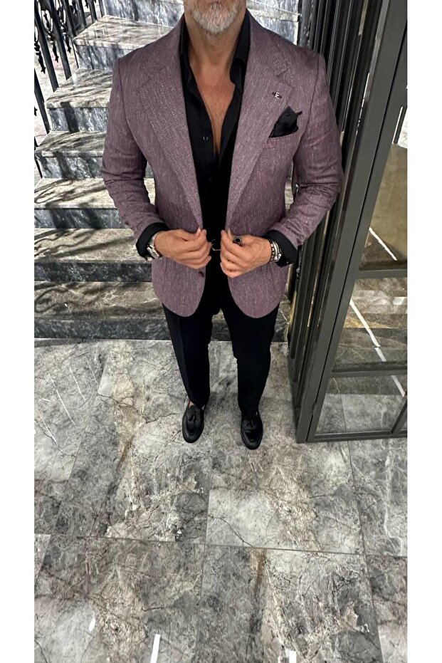 TORBA CEP MONO YAKA DİAGONAL PREMİUM CEKET - 3