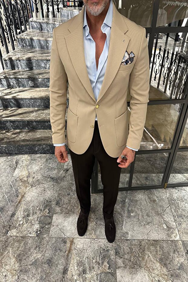 YARIM ASTAR ÖRME CEKET - 6