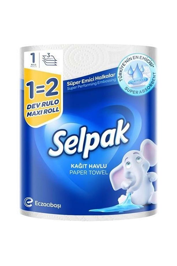Kağıt Havlu (3 KATLI) Dev Rulo (5 Lİ SET) - 2