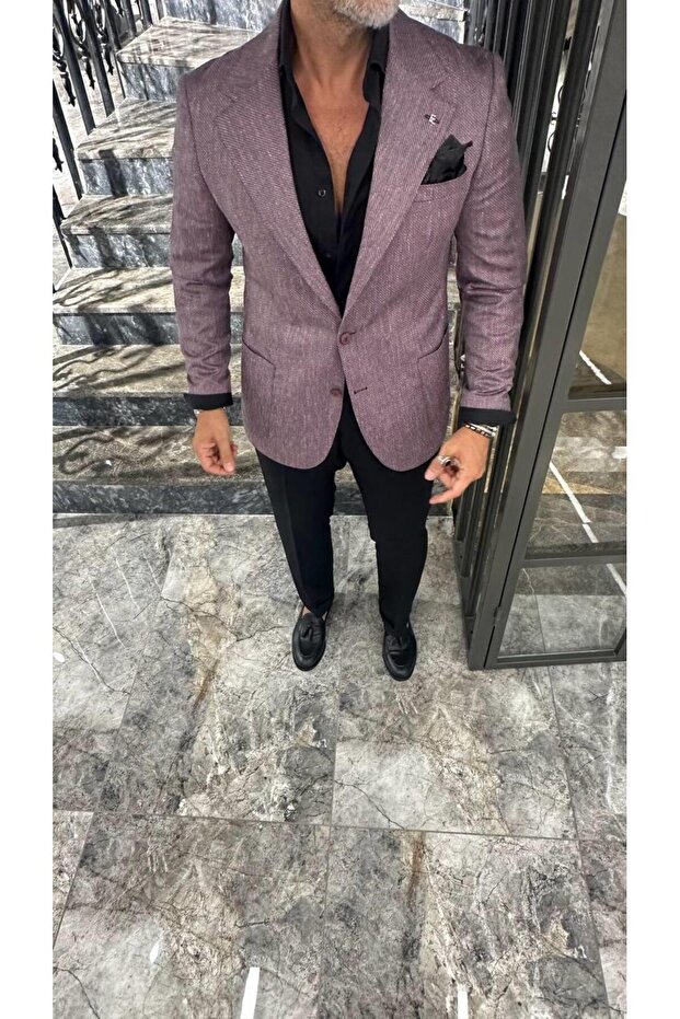 TORBA CEP MONO YAKA DİAGONAL PREMİUM CEKET - 4