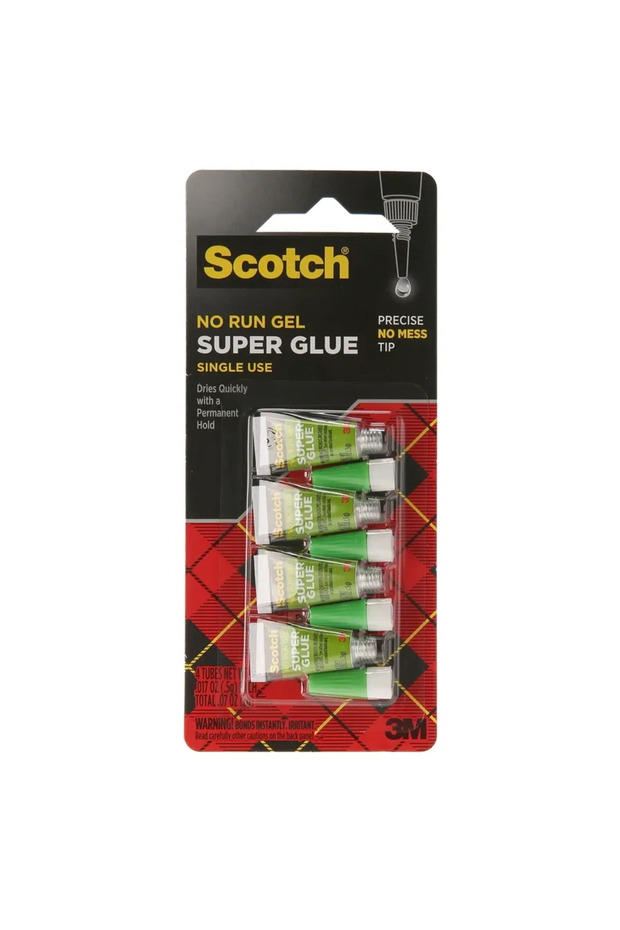 Scotch Single-Use Super Glue (4 Pc.) - 2