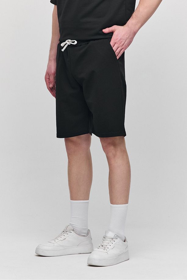 Erkek Comfort Fit Siyah Şort & Bermuda - 3