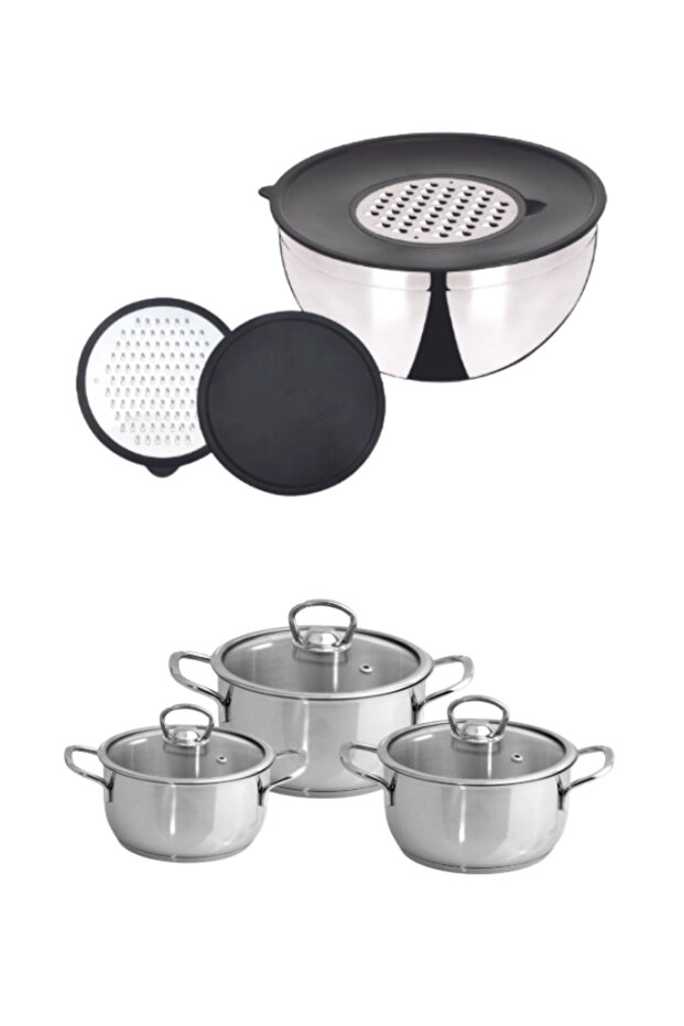 11 Parça Çelik Set - Asena - 1