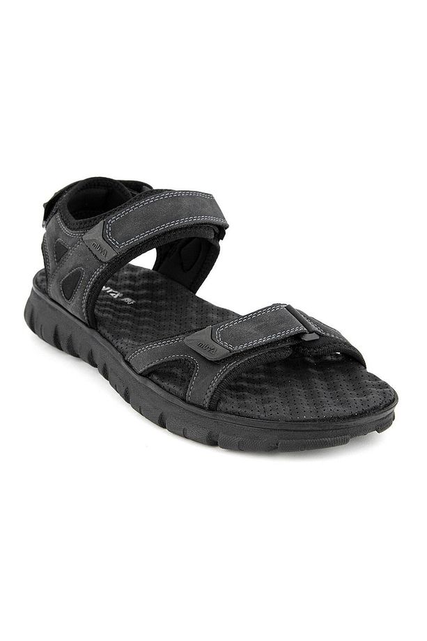 33403-001 SİYAH Anatomik Taban Topuk Dikeni Erkek Sandalet - 2