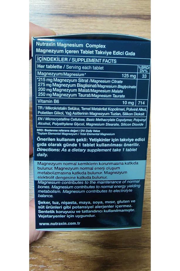 Magnezyum Complex 60 Tablet 250 Mg 3 Adet - 2