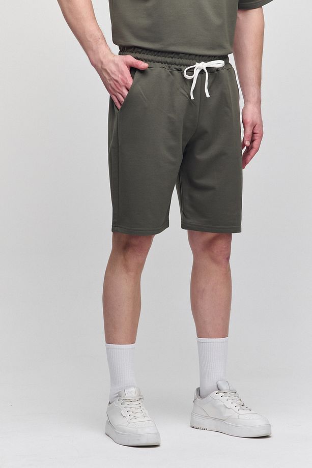 Erkek Comfort Fit Haki Şort & Bermuda - 4