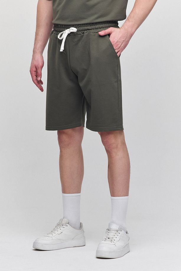 Erkek Comfort Fit Haki Şort & Bermuda - 3
