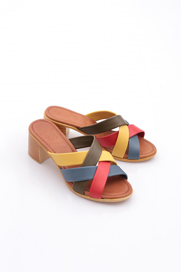 2054 Papuci de damă cu toc - 2