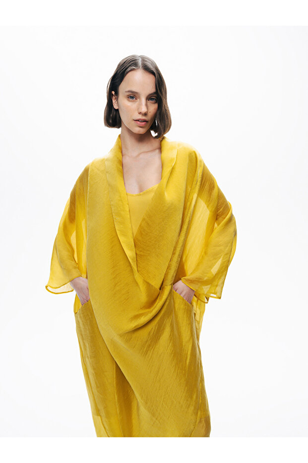 Oversize Midi Elbise - 2