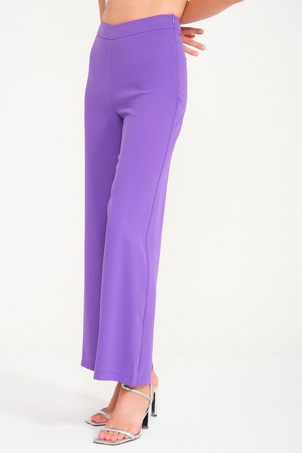 Mor Krep Bol Pantolon 5200 - 4