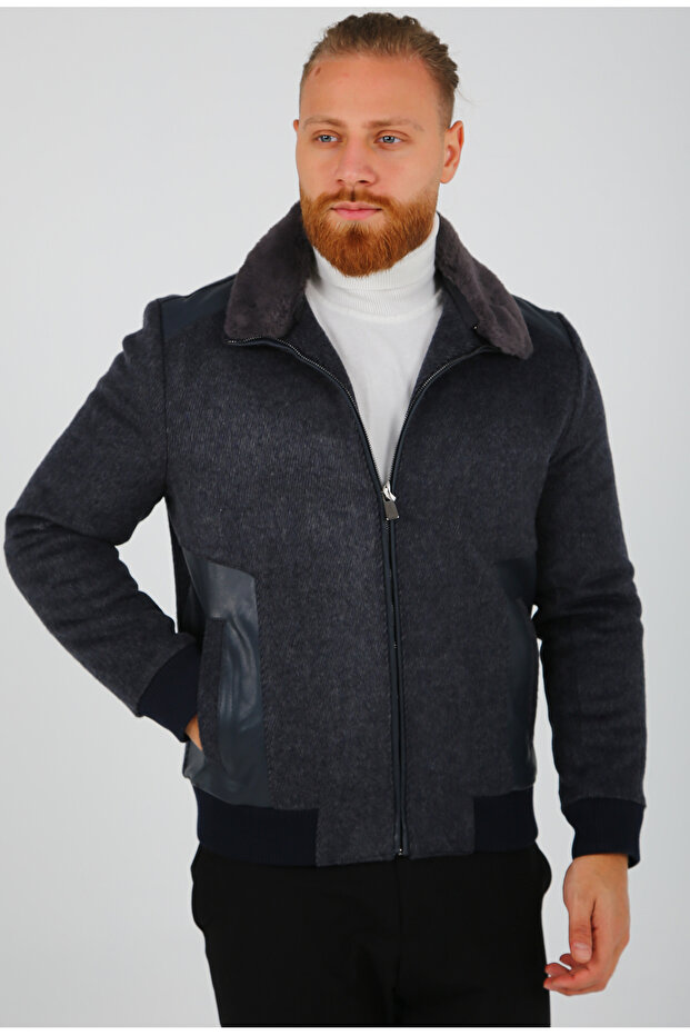 71157 Brango Erkek Kaşe Kaban - 2