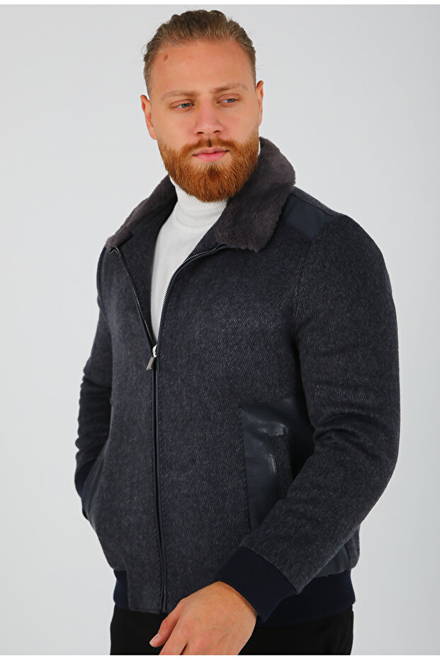 71157 Brango Erkek Kaşe Kaban - 3