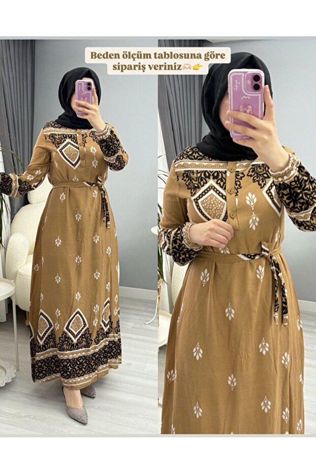 BOYDAN VİSKON ELBİSE - 2