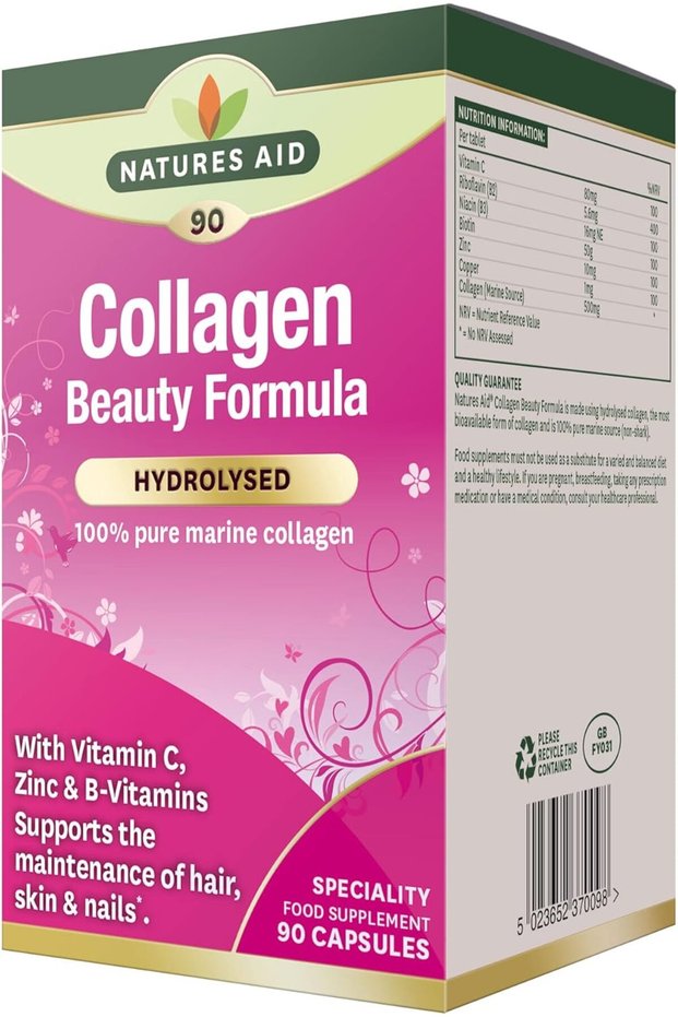 Collagen Beauty Formula With Vitamin C, B & Zinc | For Maintenance Of Normal Hair, Skin