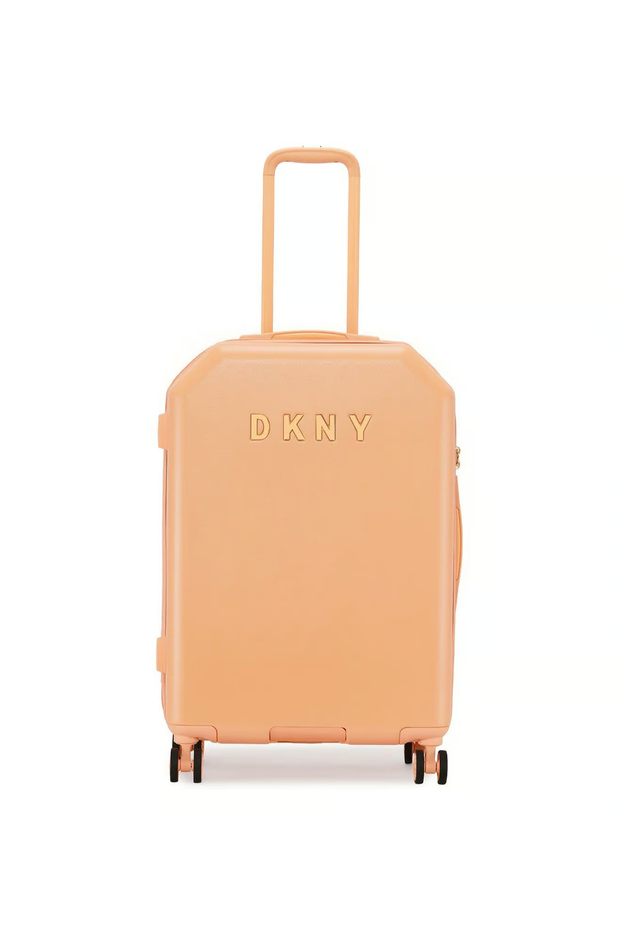 Allure Hardside Trolley Bag with 4 Spinner Wheels, ABS+PC Case Luggage with TSA Lock Color APRICOAT