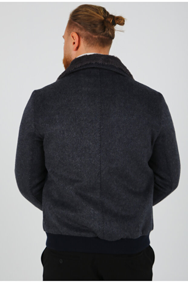 71157 Brango Erkek Kaşe Kaban - 4