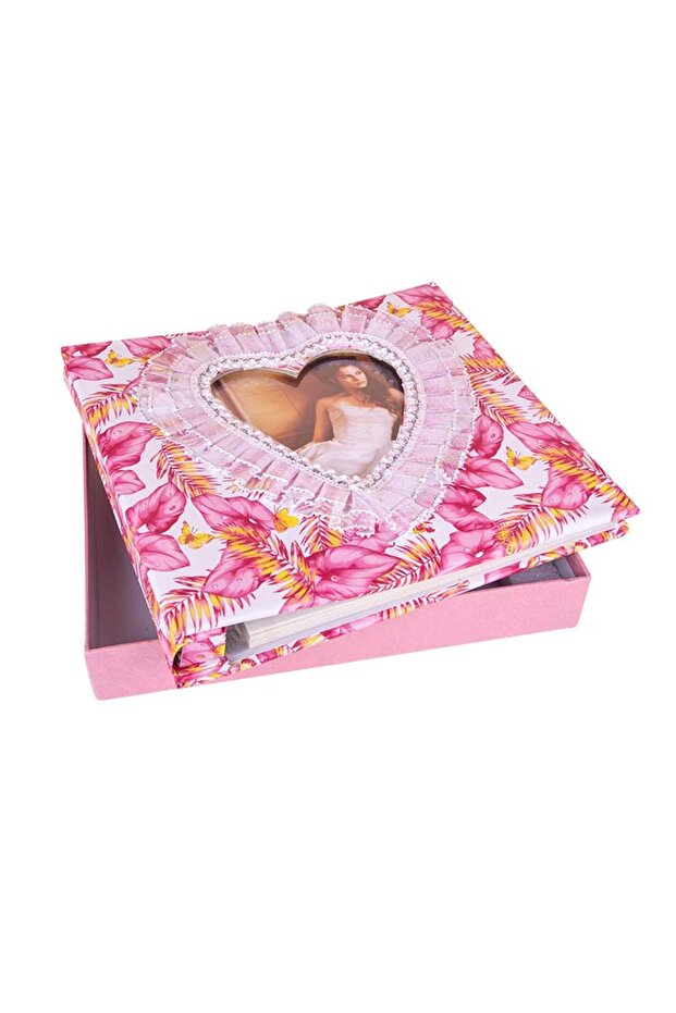 20 Sheets 22x25cm Self-Adhesive Floral Lace Photo Album