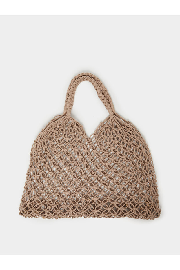 حقيبة كتف محبوكة - 4