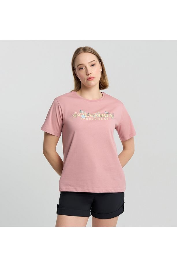 Kadın Pembe Cs0427 Csc W Outback Critters 2 Ss Tee Tshirt 9210081-659 - 6