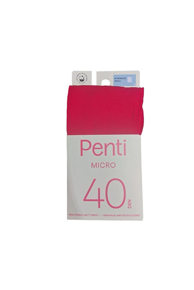 ЧЕРВЕНИ МИКРО 40 ДАМСКИ ЧОРАПИ - 3