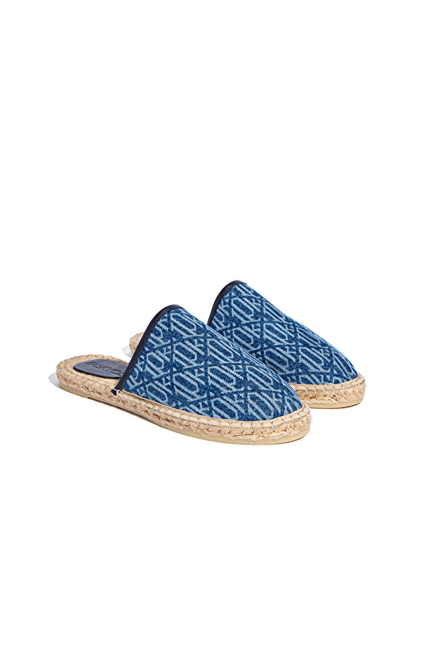 Monogram Denim Espadril - 2