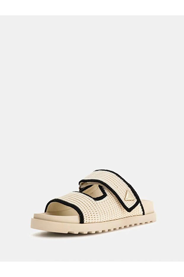 FADENNA Kadın Krem Terlik FLJFDNFAB19-CREAM - 3