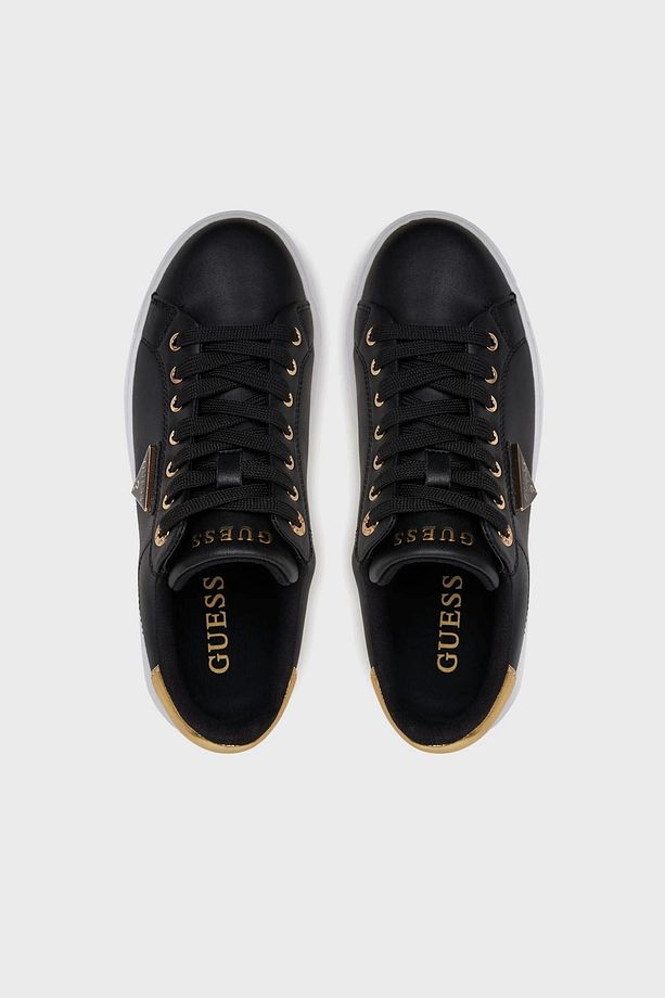 Denesa12 Kadın Siyah/sarı Sneaker Fljd12lea12-blkgo - 4