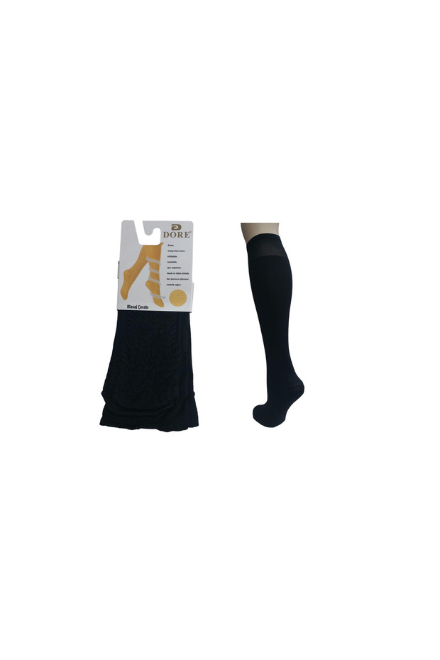 Set of 12 Women's Massage Socks, Thick Enough to Cover the Knees and Not Showing Skin