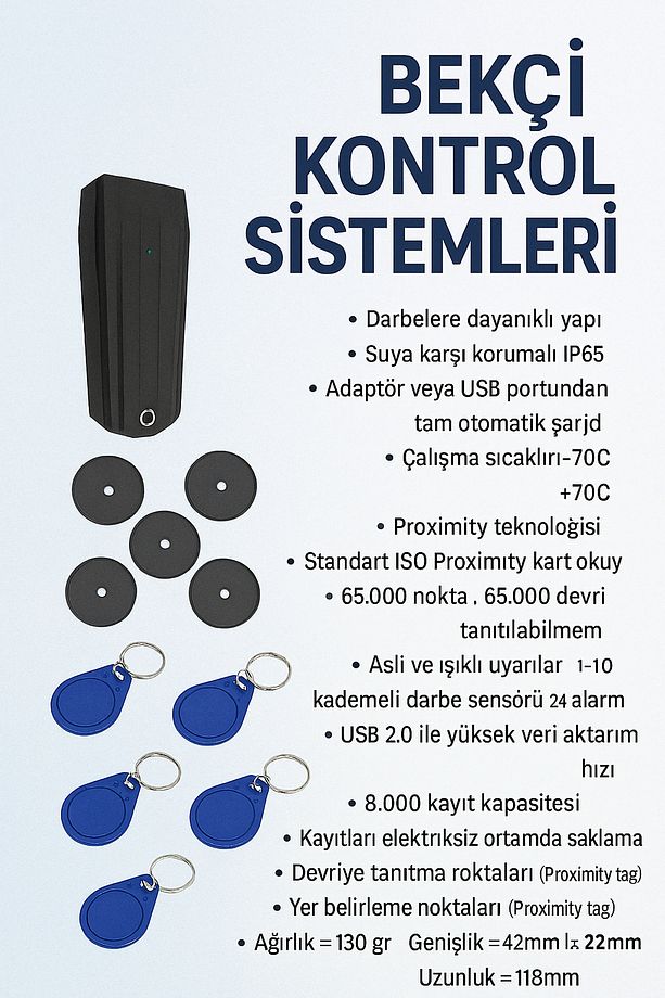 Bekçi Kontrol Sistemleri Devriye Tur Seti - 4