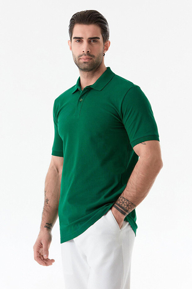 Μπλουζάκι Basic Polo με γιακά - 4
