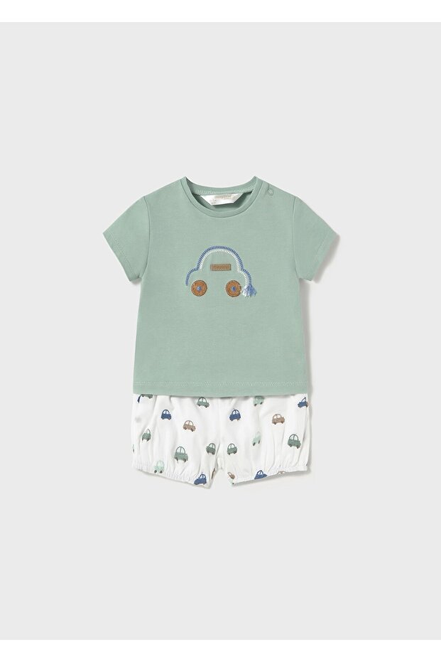 Newborn Bloomer Shorts and T-Shirt Set
