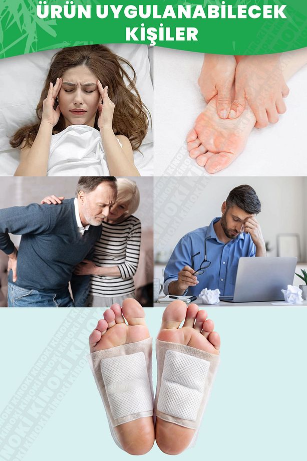 8 Adet | %100 Detoks Ayak Bandı , Foot Patch Toksin Atıcı Detox Ayak Detoksu Bantı - 4