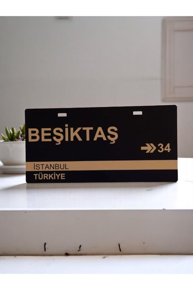 Semn de stradă din plastic Beşiktaş