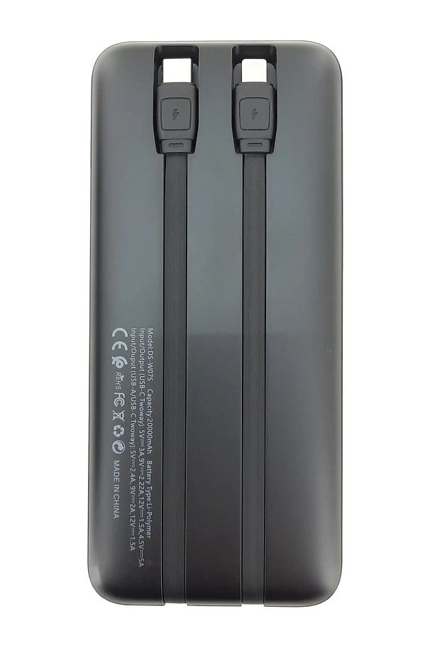 Powerbank OPH-20PD Entegre Lightning ve Type-C Kablolu 20.000mAh Hızlı Şarj - 3