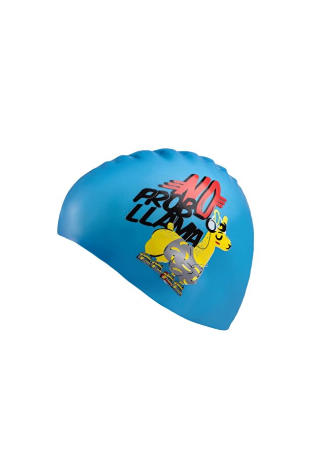 Junior silicone cap LLAMA Azure One size - 2