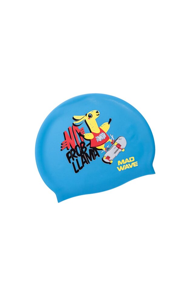 Junior silicone cap LLAMA Azure One size - 1