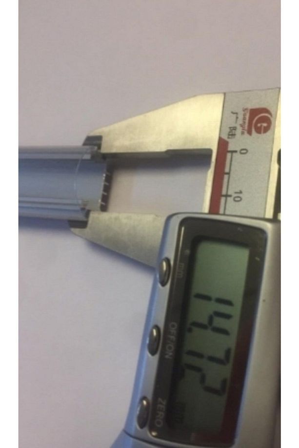 Alüminyum Boş Kasa Profil Çubuk Led Bar Opak Boş Kasa 1m - 5