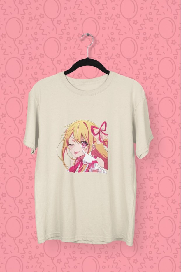 Girl/Woman/Mother -Girl- Transfer Printed Round Neck Short Sleeve T-Shirt