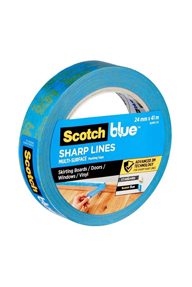 Scotch Blue Sharp Lines Advanced Masking Tape, 2093 (2.4 x 4100 cm) - 2