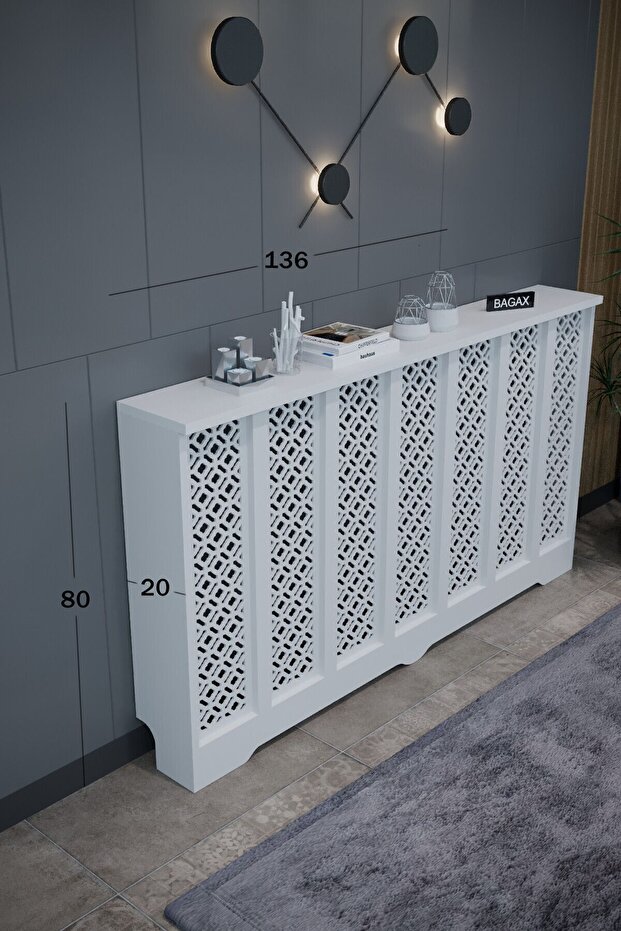 BAGAX Pera Model, Beyaz Renk,iç Ölçü 136 Cm Dış Ölçü 140 Cm Petek ...