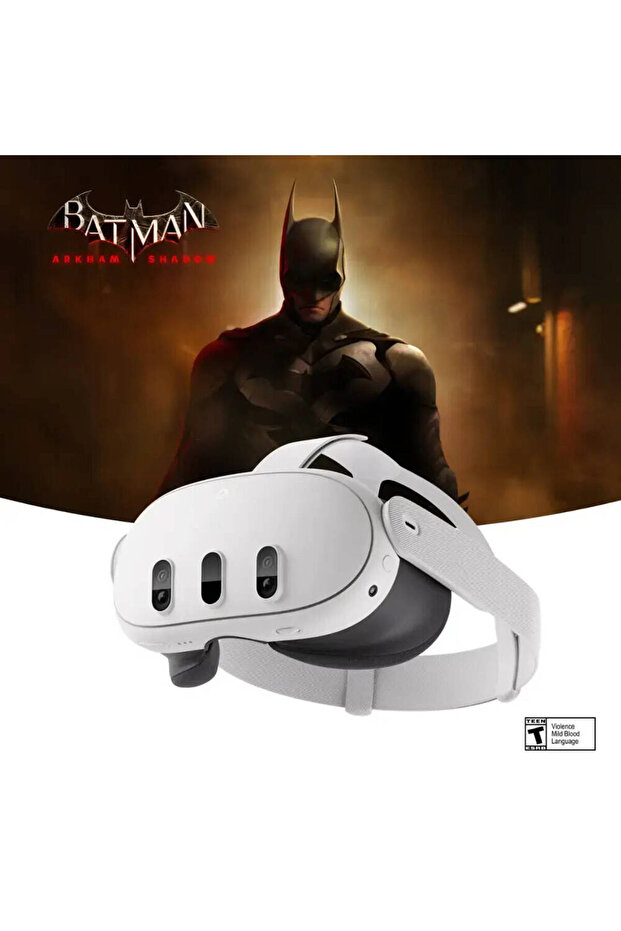 3S 256GB Get Batman: Arkham Shadow and Meta Quest+ Included All-in-One Headset